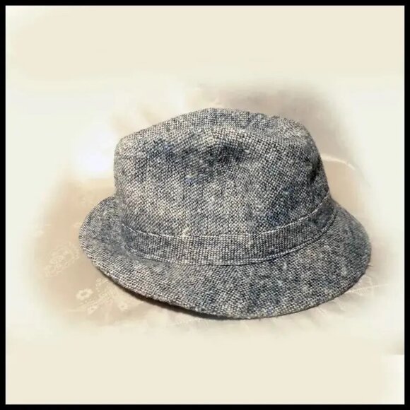 Men's Stingy Brim Fedora, Vintage Tweed Totes Hat - Picture 3 of 12